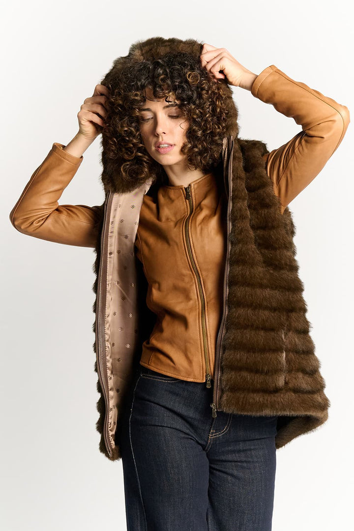 Eline™ | Cortina mørkebrun vest