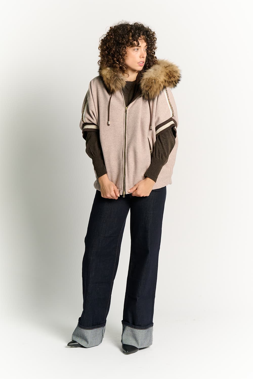 Agnes™ | Pink Marta Poncho