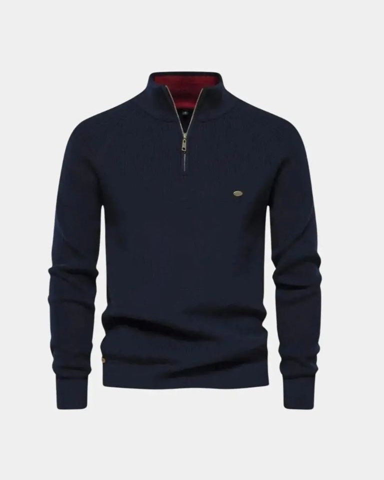Christian™ | Sweater med Lynlås