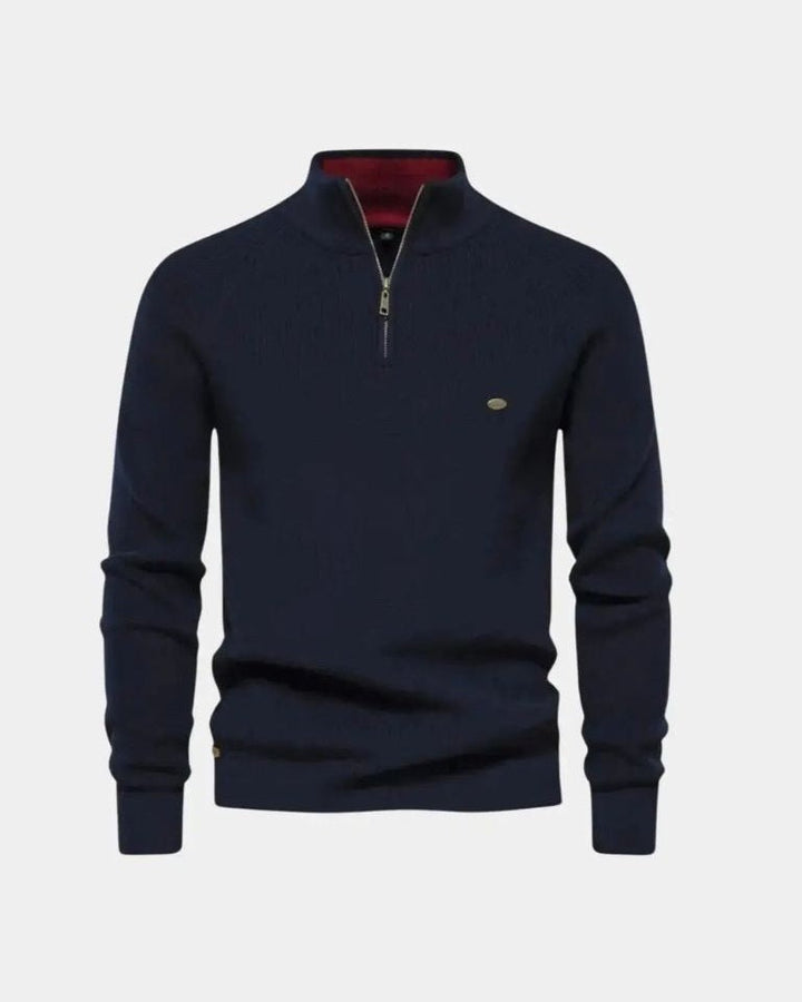 Christian™ | Sweater med Lynlås