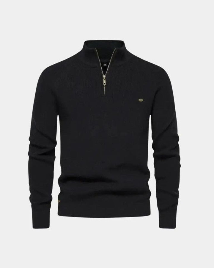 Christian™ | Sweater med Lynlås