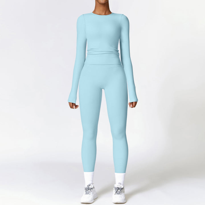 Alva™ | Motion langærmet bluse og leggings-sæt