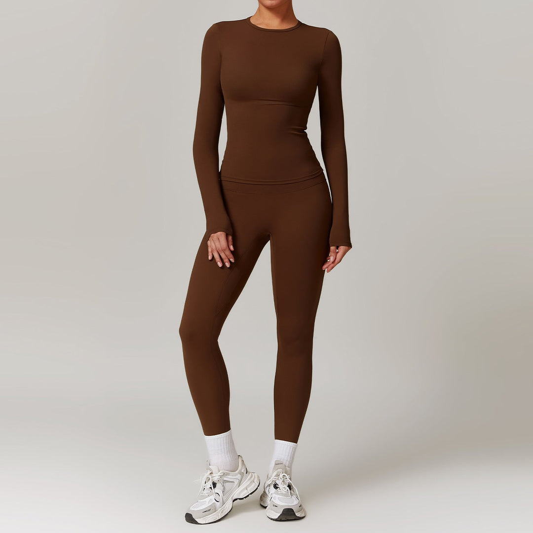 Alva™ | Motion langærmet bluse og leggings-sæt