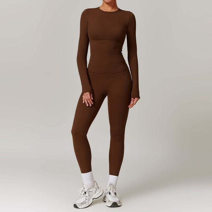 Alva™ | Motion langærmet bluse og leggings-sæt
