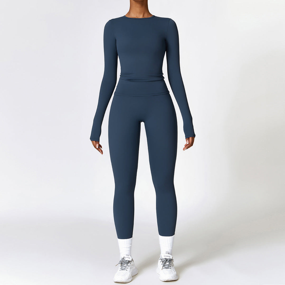 Alva™ | Motion langærmet bluse og leggings-sæt