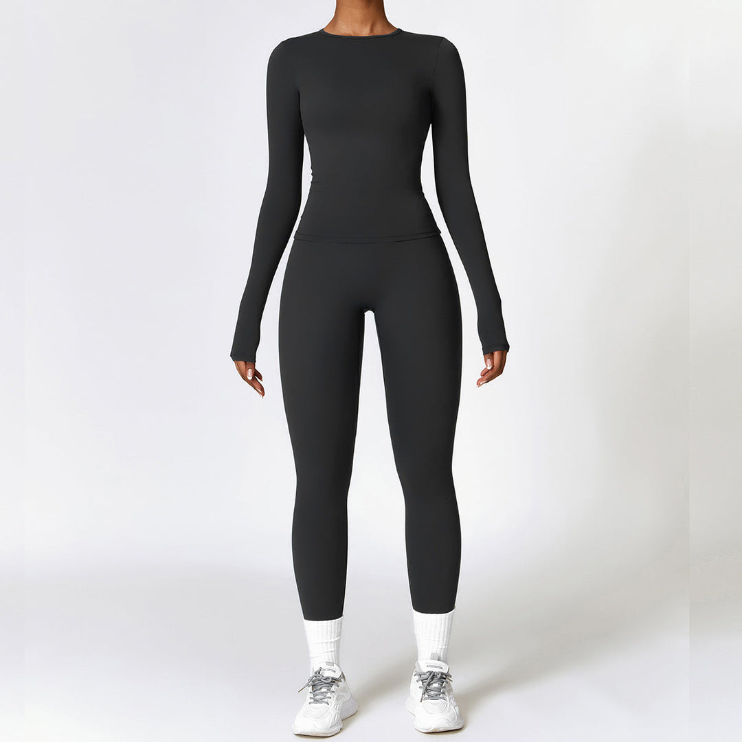 Alva™ | Motion langærmet bluse og leggings-sæt