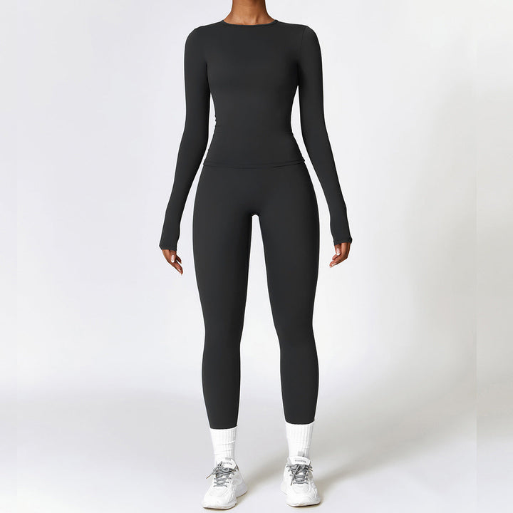 Alva™ | Motion langærmet bluse og leggings-sæt