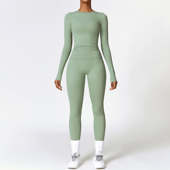 Alva™ | Motion langærmet bluse og leggings-sæt