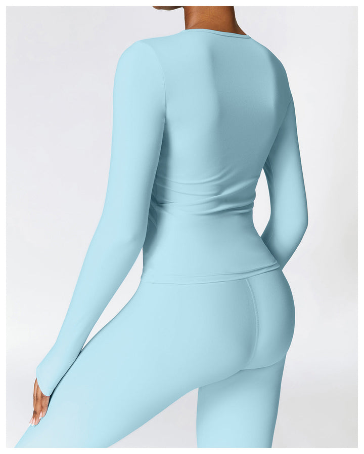 Alva™ | Motion langærmet bluse og leggings-sæt
