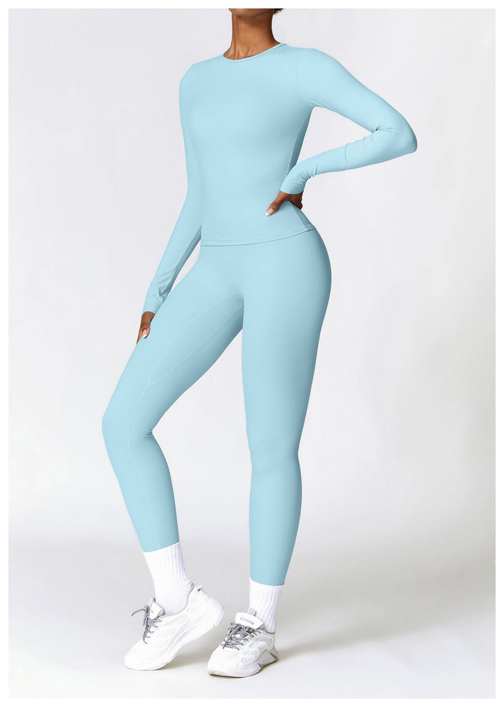 Alva™ | Motion langærmet bluse og leggings-sæt