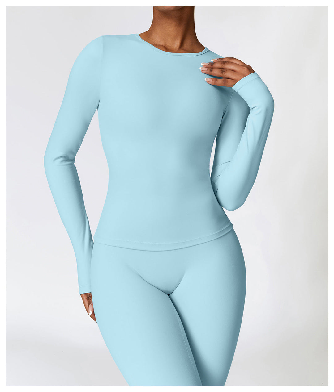 Alva™ | Motion langærmet bluse og leggings-sæt