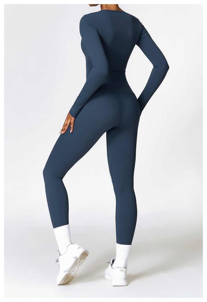 Alva™ | Motion langærmet bluse og leggings-sæt