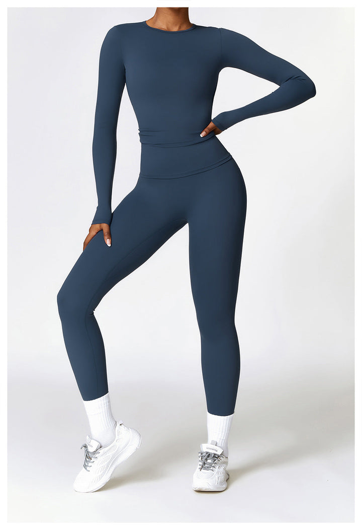Alva™ | Motion langærmet bluse og leggings-sæt