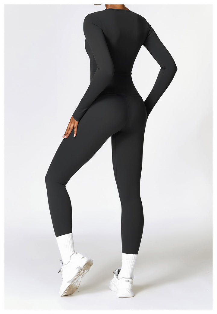 Alva™ | Motion langærmet bluse og leggings-sæt