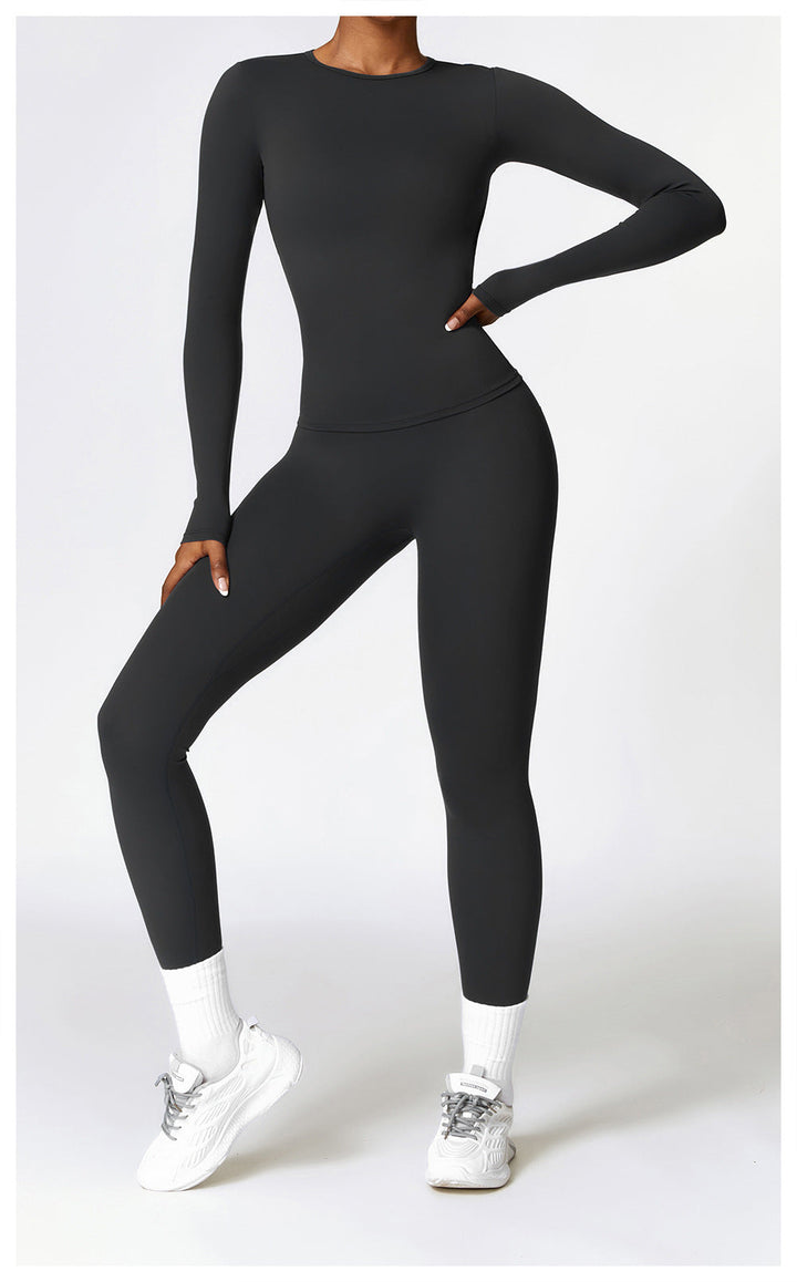 Alva™ | Motion langærmet bluse og leggings-sæt