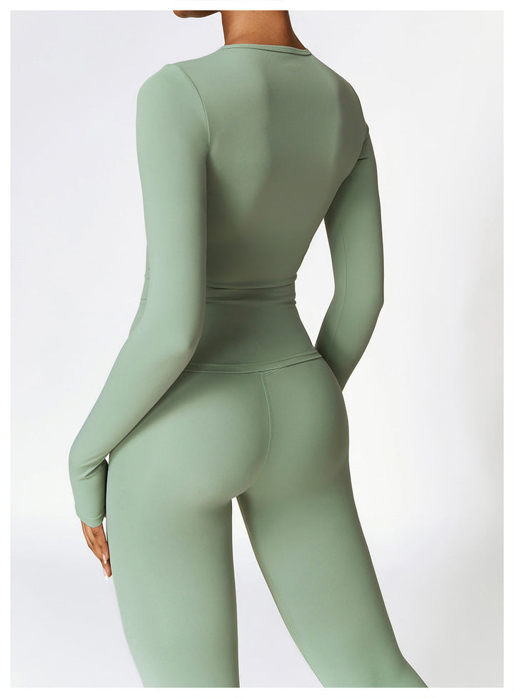 Alva™ | Motion langærmet bluse og leggings-sæt