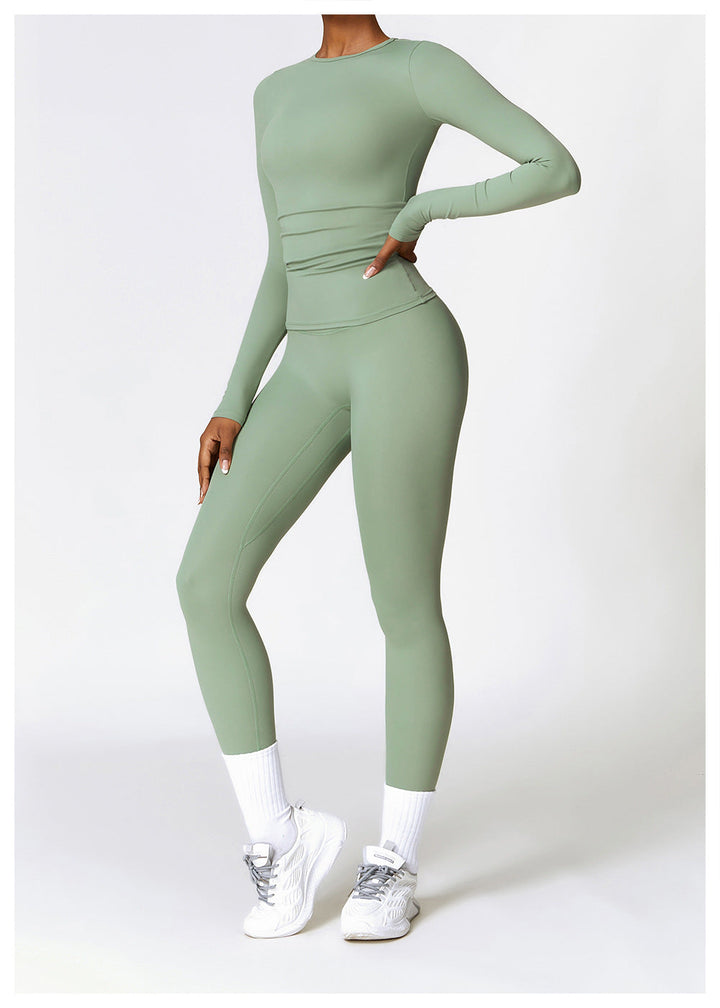 Alva™ | Motion langærmet bluse og leggings-sæt