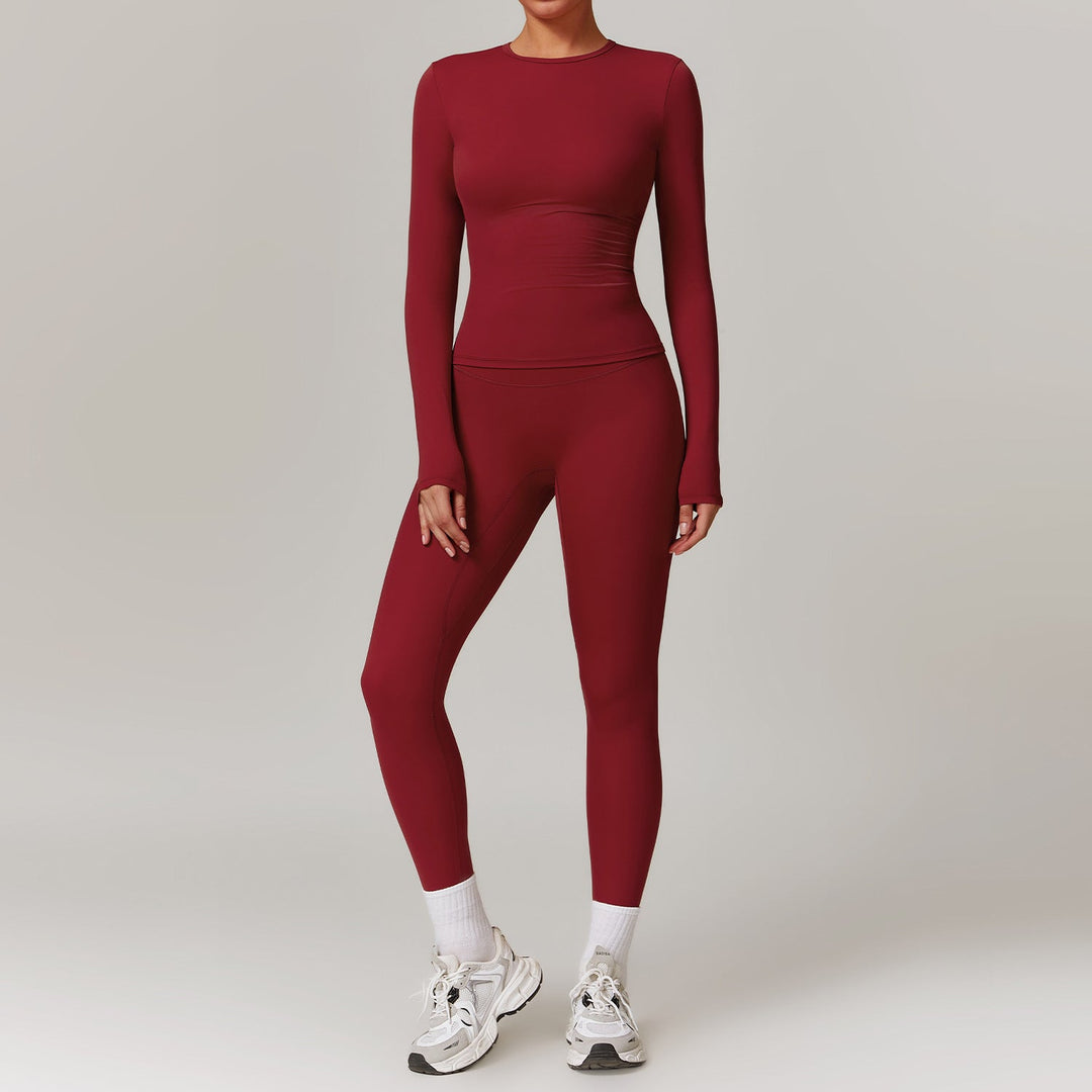 Alva™ | Motion langærmet bluse og leggings-sæt