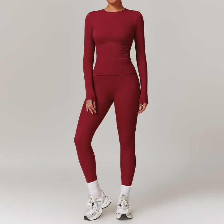 Alva™ | Motion langærmet bluse og leggings-sæt
