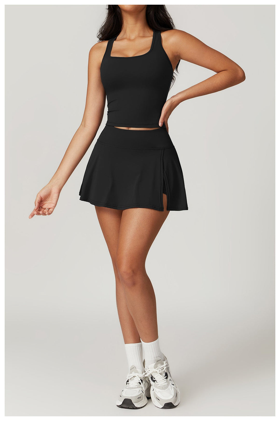 Lene™ | Core Tank & Skirt Set