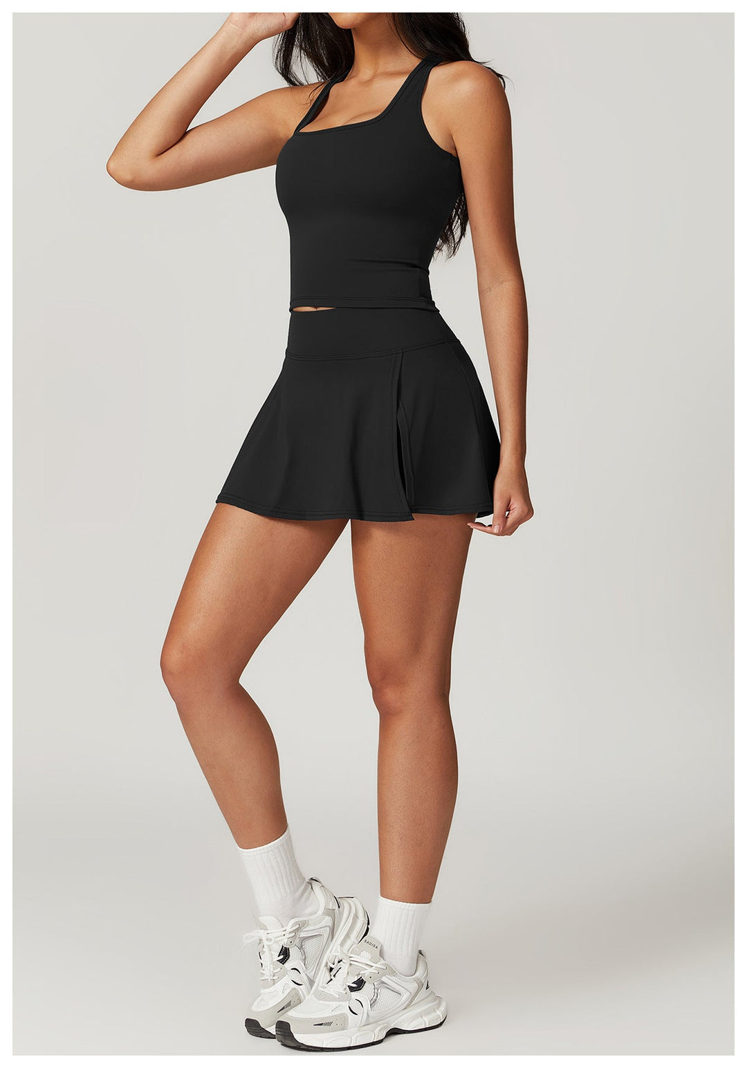 Lene™ | Core Tank & Skirt Set