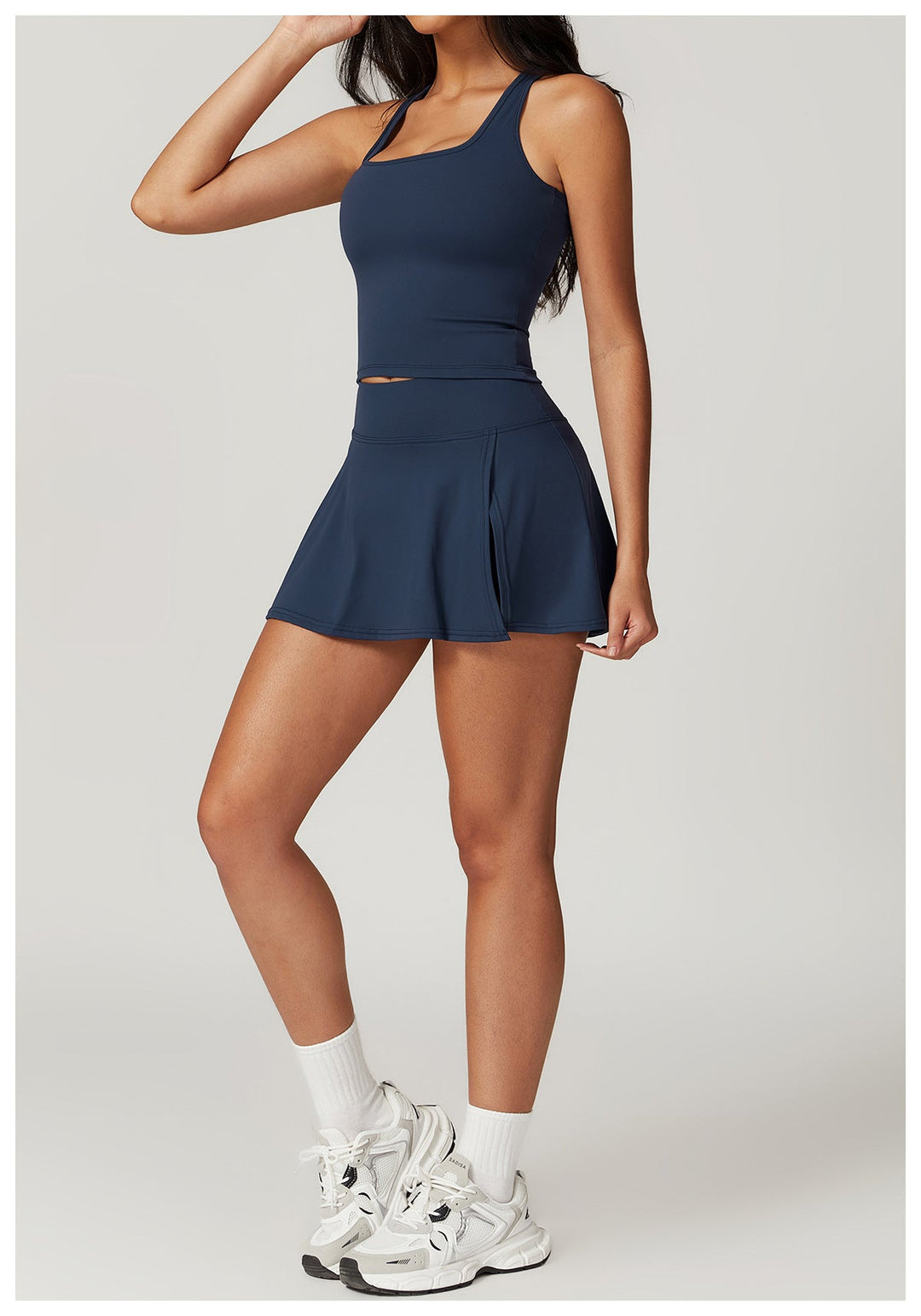 Lene™ | Core Tank & Skirt Set