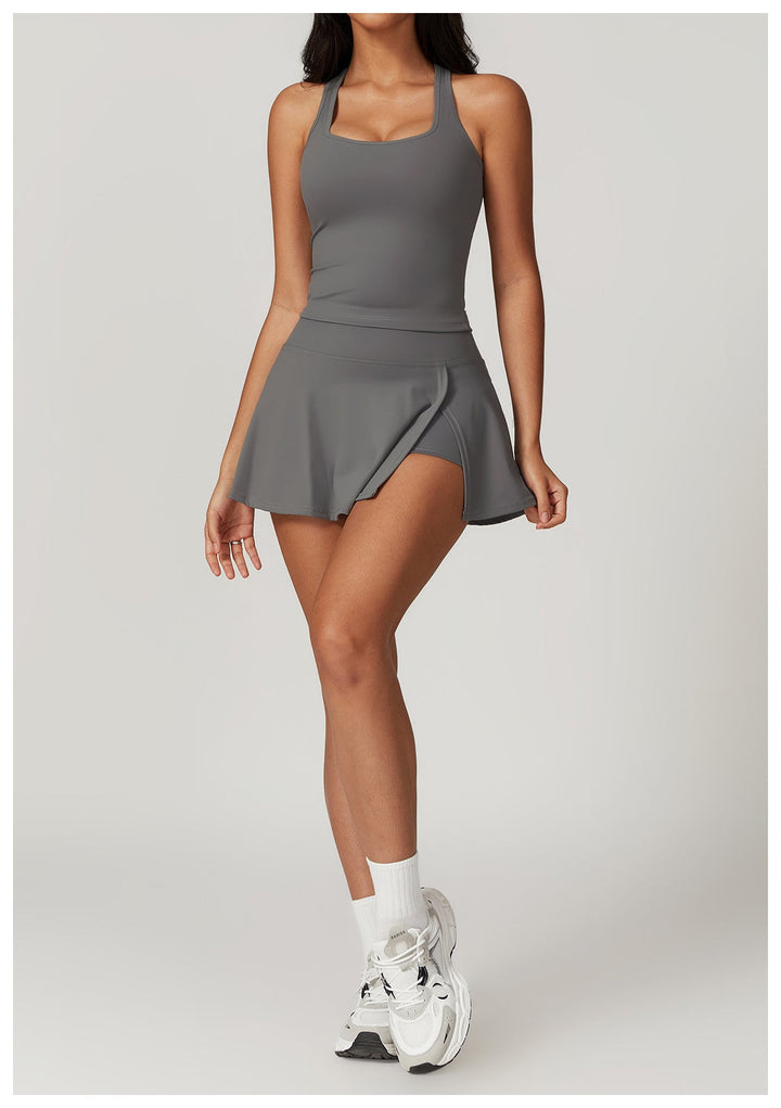 Lene™ | Core Tank & Skirt Set