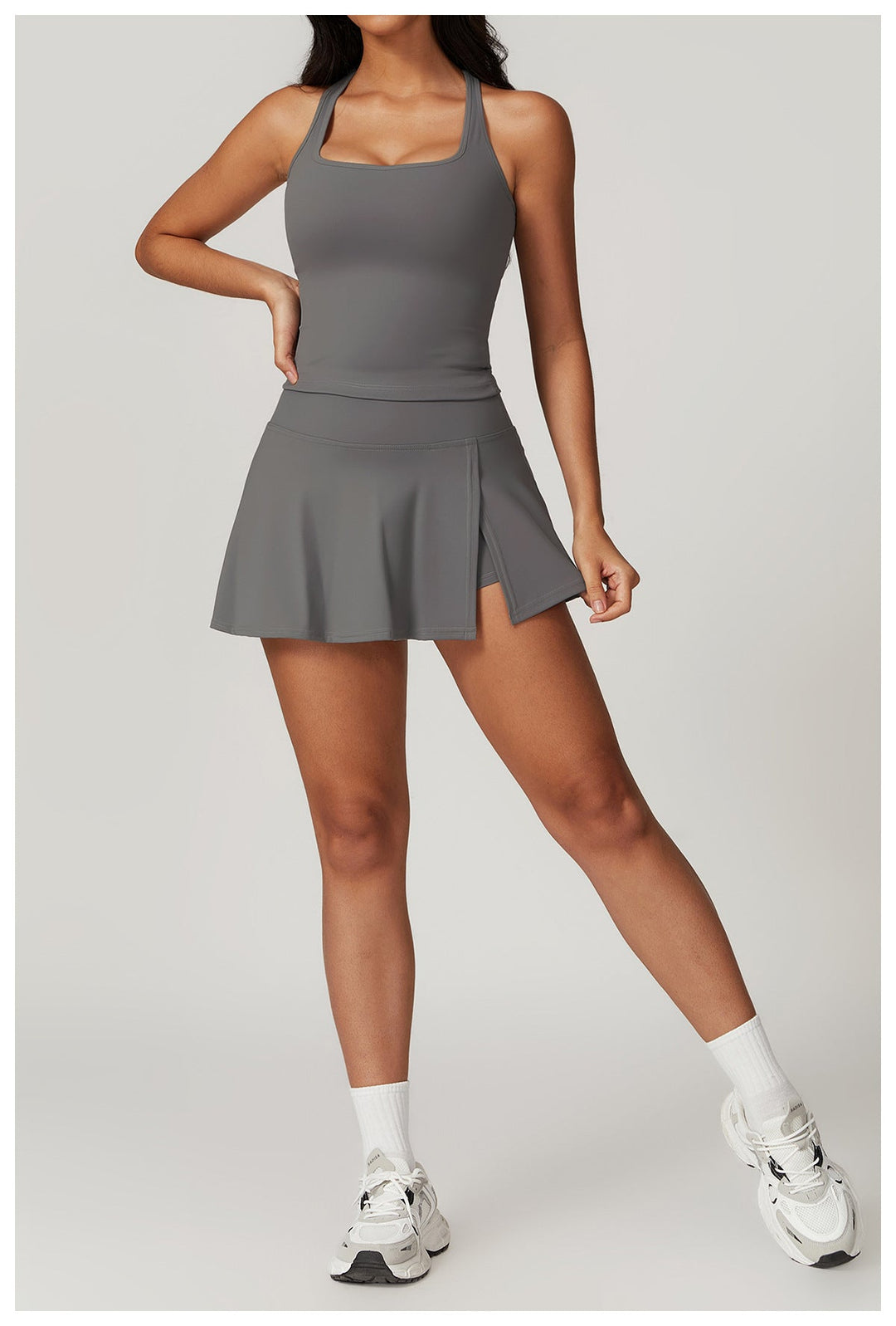 Lene™ | Core Tank & Skirt Set