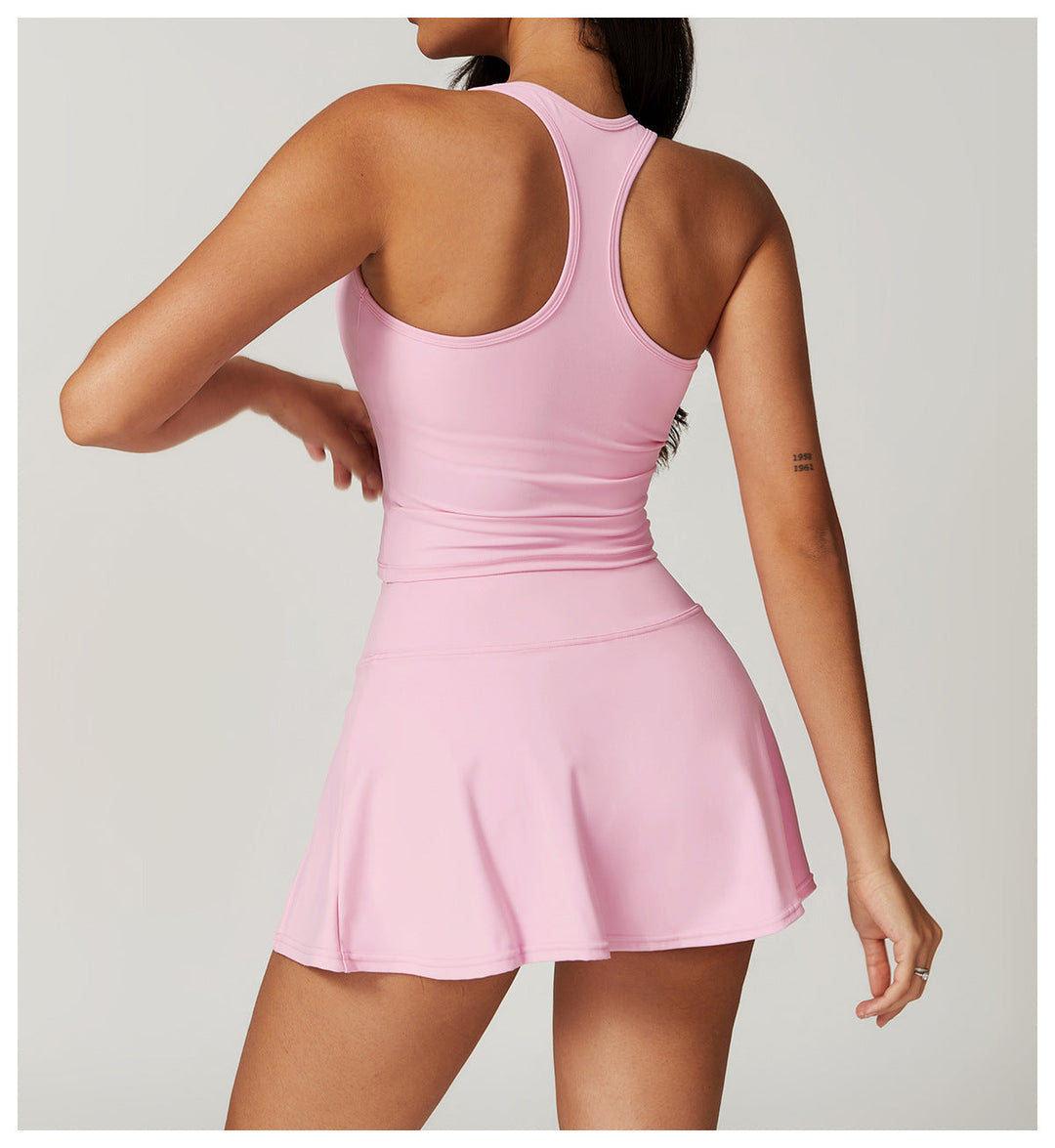 Lene™ | Core Tank & Skirt Set